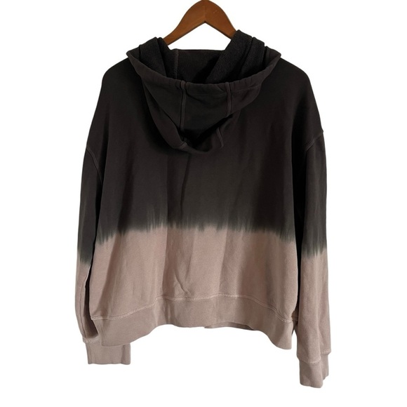 ATM Anthony Thomas Melillo Dip Dye Hoodie Full Zip Sweatshirt - Picture 3 of 10